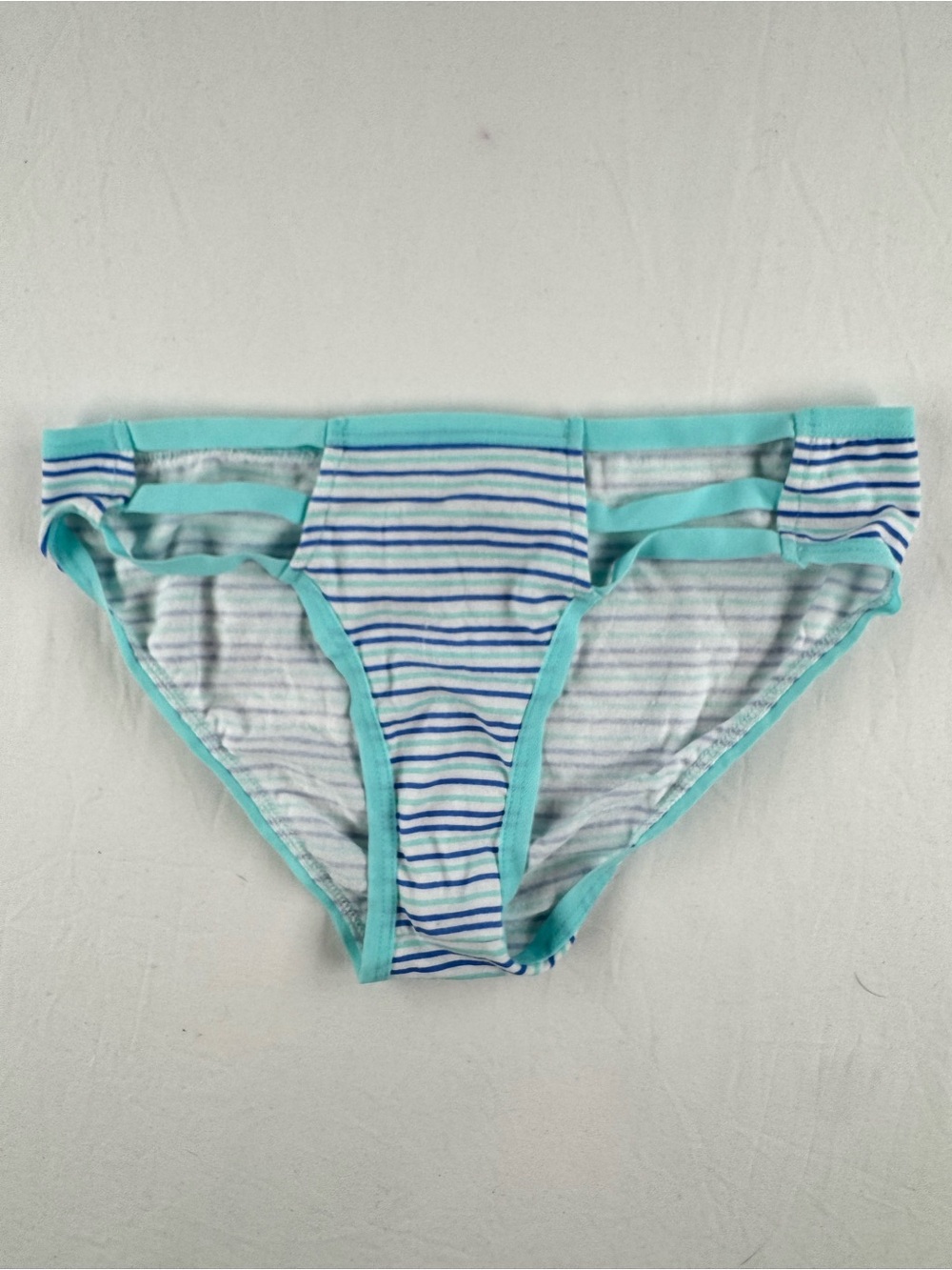 NOBO Light Blue Striped Bikini Panties